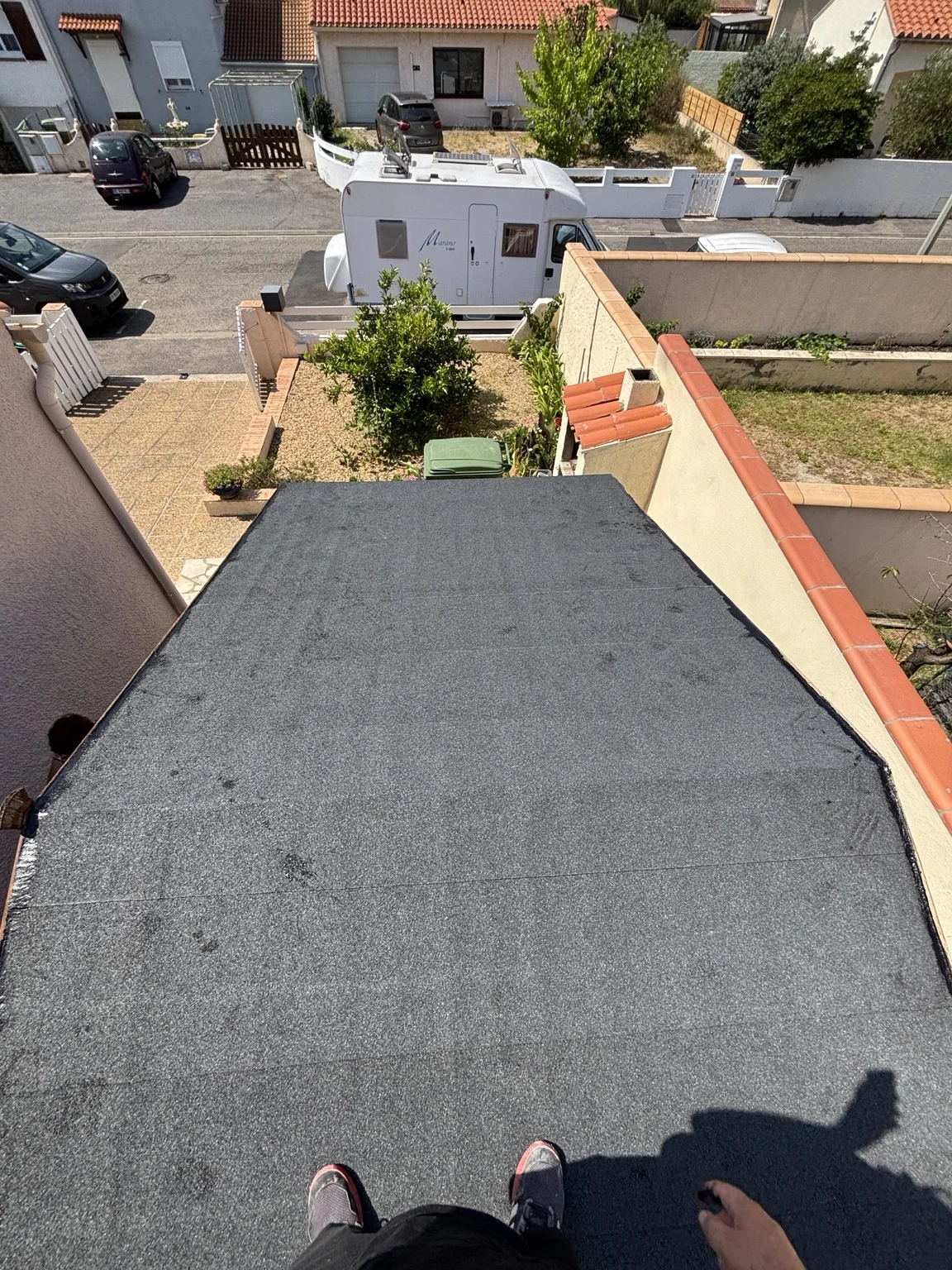 Toiture shingle terminée