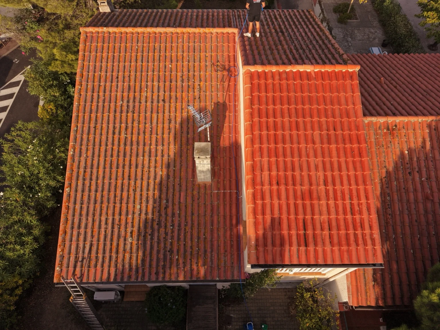 Suivi de traitement anti-mousse par drone